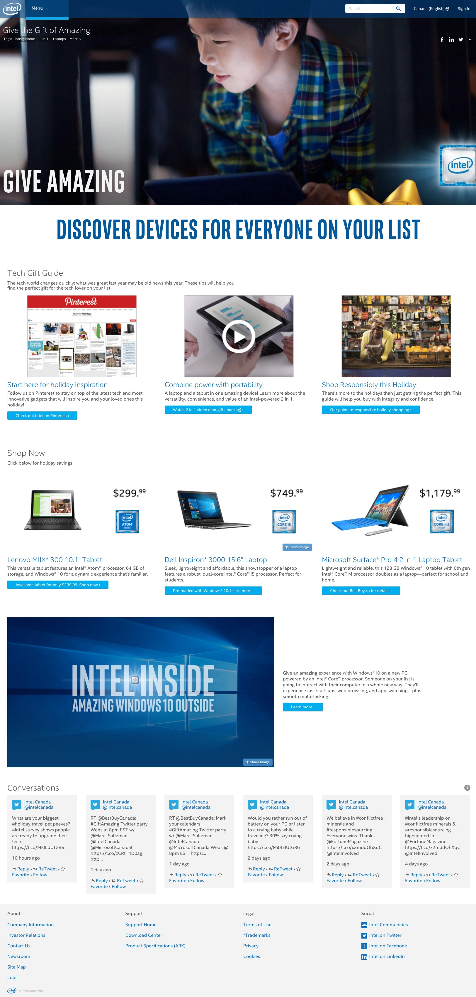 landing page example