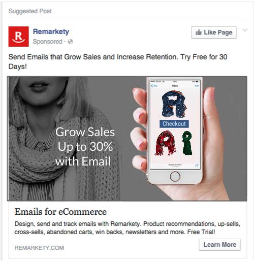 facebook ad example