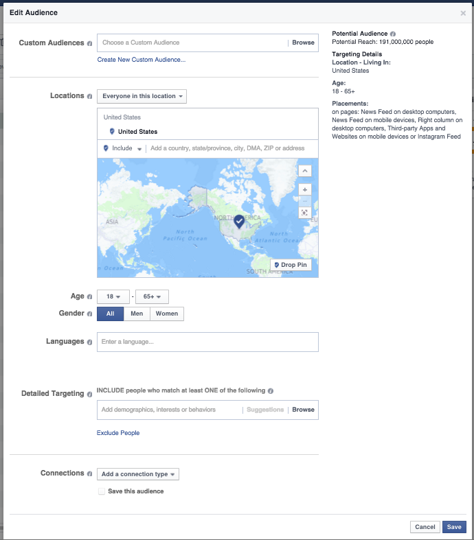 How to do Basic Facebook Ads Audience Targeting For Your Niche