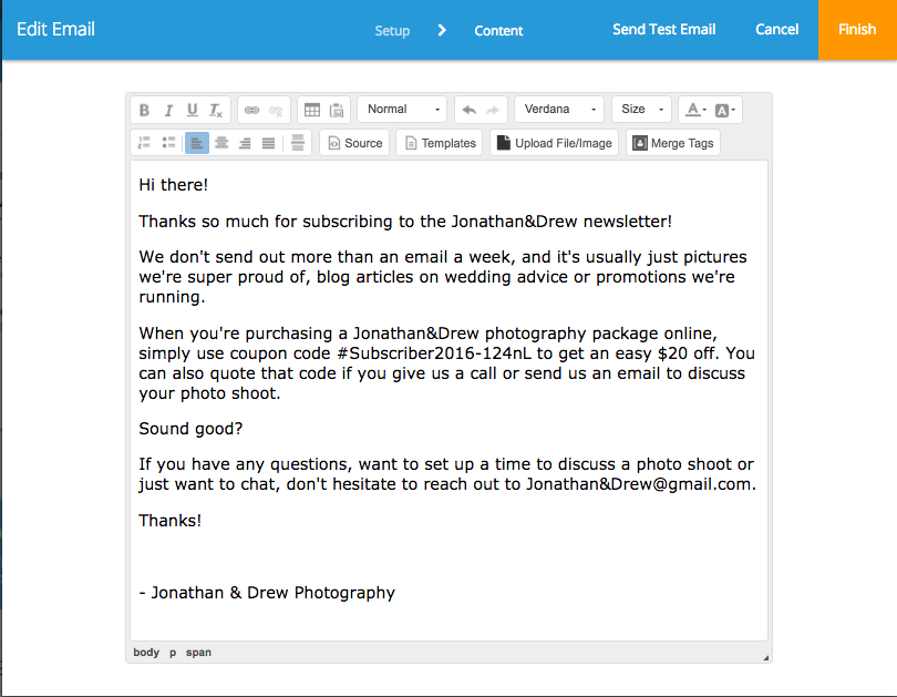 photography marketing automation