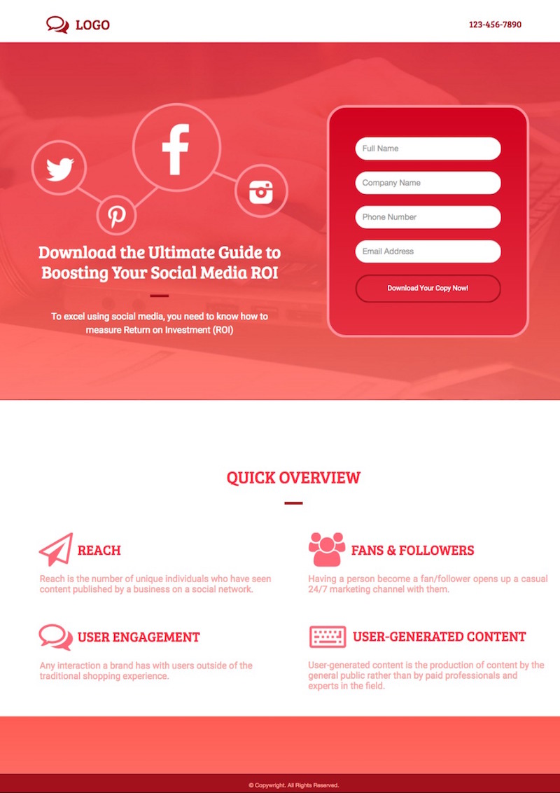 Be-Total Landing Page