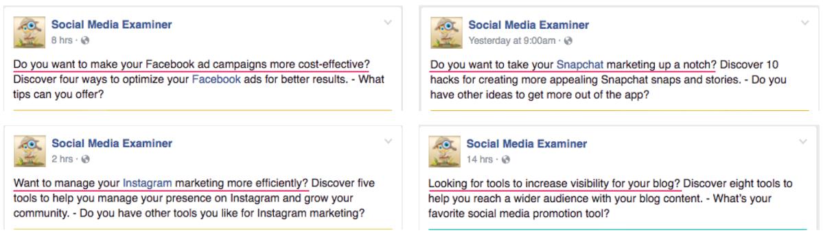 facebook marketing ideas