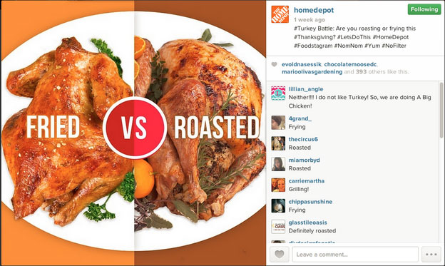 Instagram holiday posts