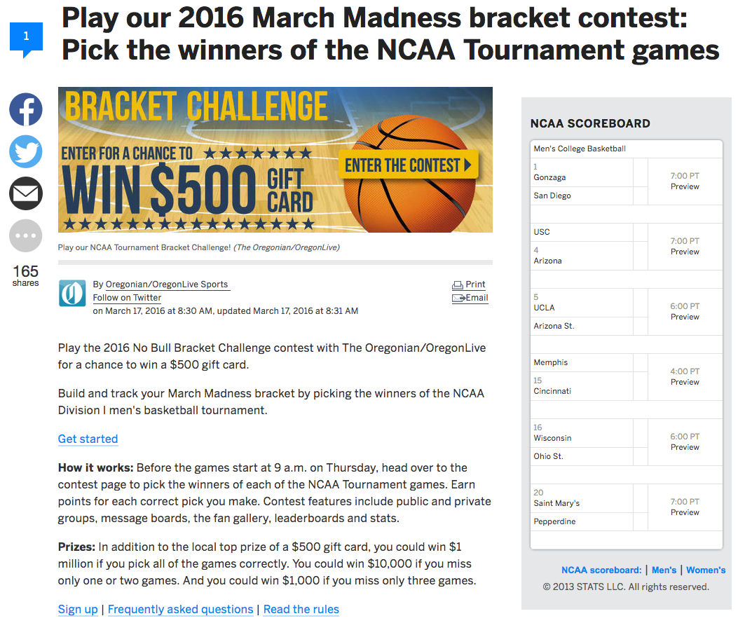 Final Four: March Madness LIV Bracket Challenge