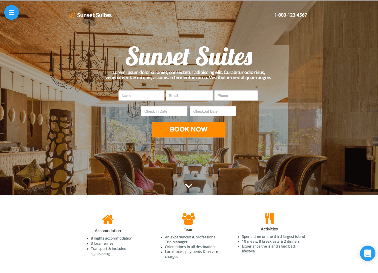 create landing pages